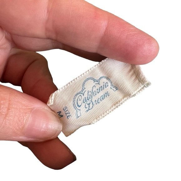 Vintage California Dream baby blue maxi length lingerie SZ M - Picture 5 of 9